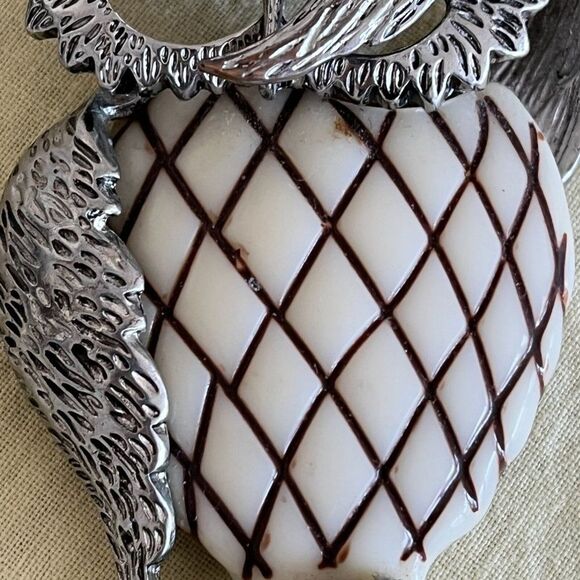 Vintage Owl Necklace 4.5 Inch Pendant 31 Inch Silver Tone Snake Chain - Picture 13 of 16